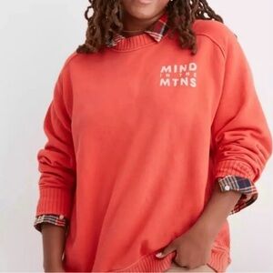 Aerie Oversized Sweatshirt Women’s S Slouchy Lounge Mind in the Mountains